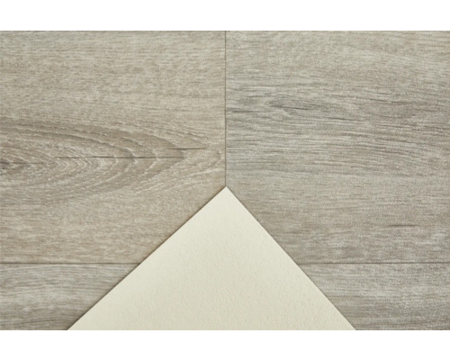 Podlahová krytina s dřevěnou strukturou a izolační podložkou