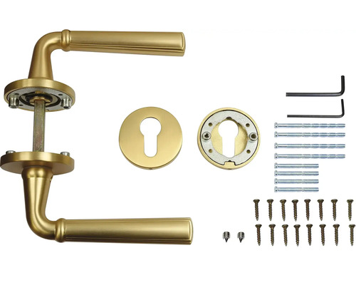 Sada kliky ke dveřím s příslušenstvím