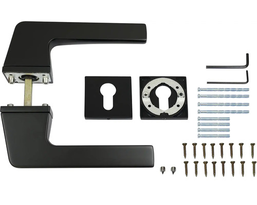 Kliky ke dveřím s montážním materiálem