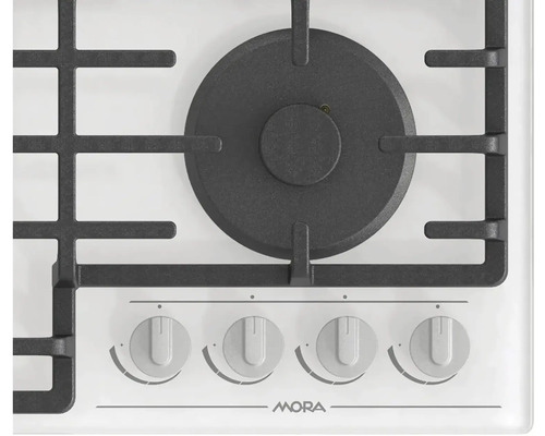 Plynová varná deska MORA s ovládacími knoflíky