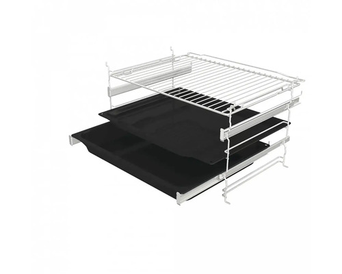 Držák plechu na pečení s plechem a grilovací mřížkou