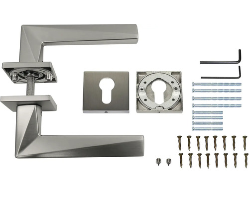 Sada kliky ke dveřím s montážním příslušenstvím