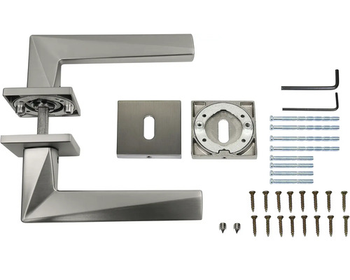 Sada kliky ke dveřím s upevňovacím materiálem