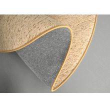 Kulatý korkový koberec s látkovou podložkou