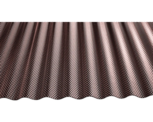 Vlnitý plech s vlnovým vzorem