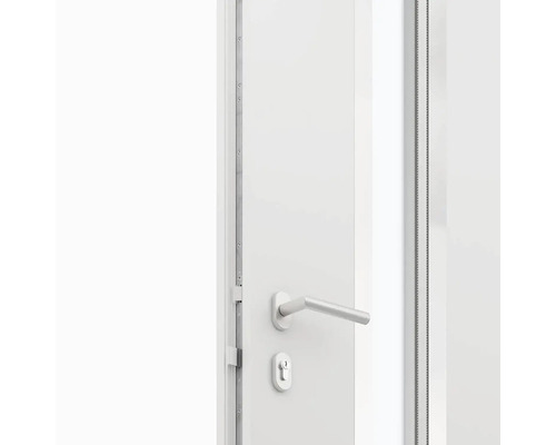 Detail interiérových dveří s klikou a zámkem