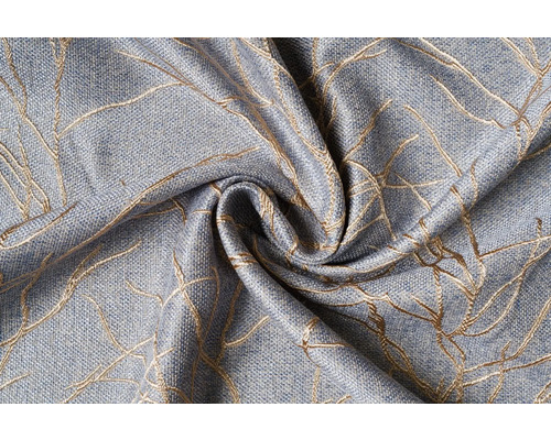 Detail dekorační látky se vzorem listů