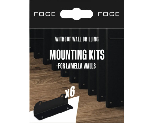 Montážní sada FOGE pro lamelové stěny bez vrtání
