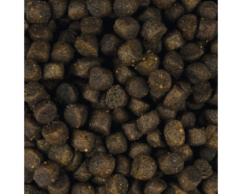 Detailní záběr na pelety krmiva pro zvířata