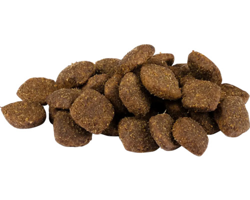 Hromada suchého krmiva pro psy