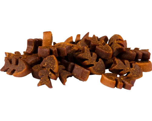 Hromada pamlsků pro psy ve tvaru stromu