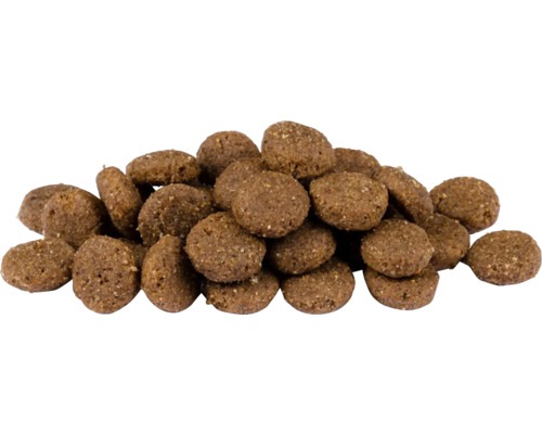 Hromada suchého krmiva pro psy