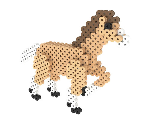 Figurka koně z nažehlovacích korálků
