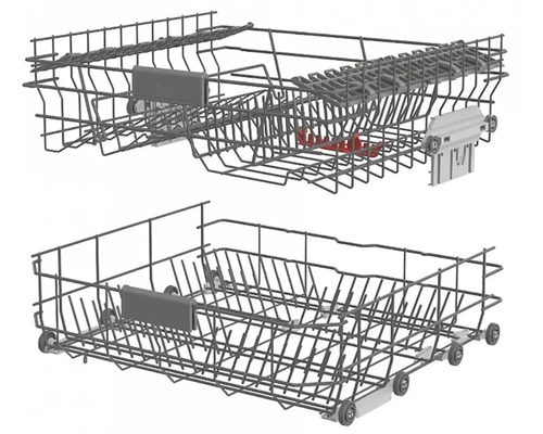 Horní a dolní koš na nádobí do myčky