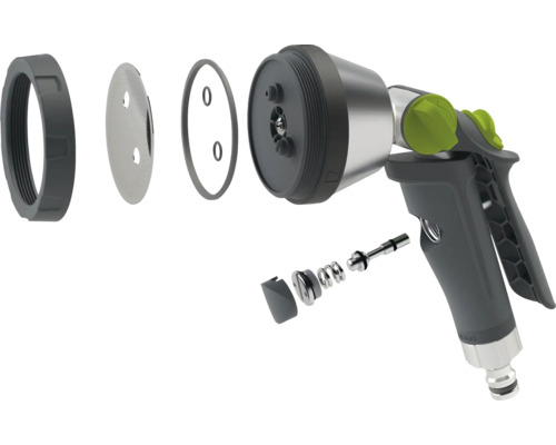 Rozkres zahradní stříkací pistole s jednotlivými díly