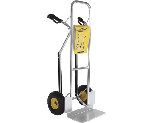 Kolečko z kovu se dvěma koly pro přepravu nákladů