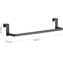 Držák na ručníky k zavěšení, šířka 30 cm