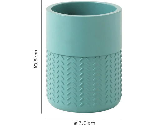 Květináč o rozměrech 10,5 x 7,5 cm