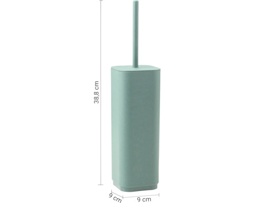 WC štětka s držákem, výška cca 38,8 cm a šířka 9 cm