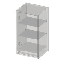 Závěsná skříňka se třemi policemi do kuchyní nebo koupelen