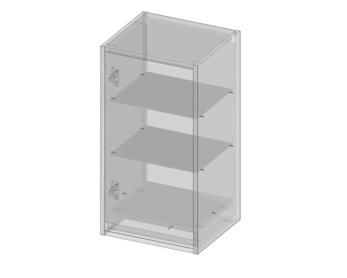 Závěsná skříňka se třemi policemi do kuchyní nebo koupelen