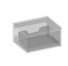 Průhledný zásuvkový box pro skladování