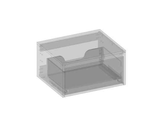 Průhledná zásuvka s výsuvem