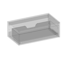 Výsuvná vložka do zásuvky pro ukládání předmětů.