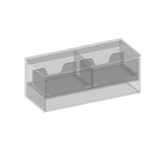 Organizér na psací stůl se zásuvkami