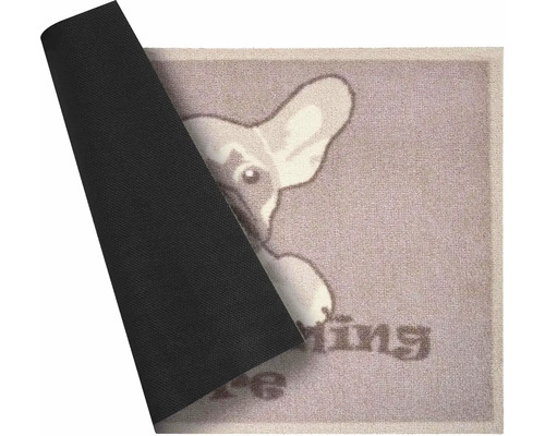 Rohožka se psím motivem a protiskluzovou zadní stranou