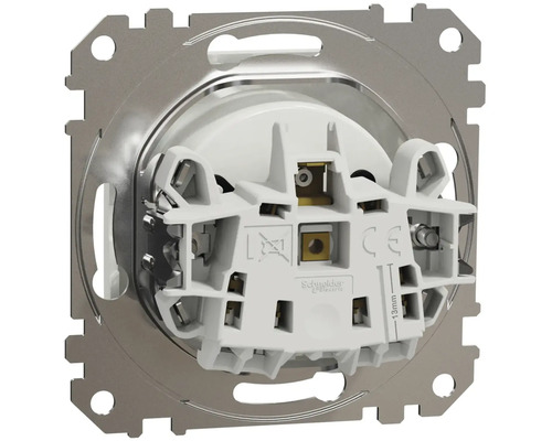 Zadní strana spínače s upevňovacími prvky