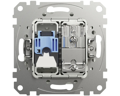 Detailní pohled na datovou vložku se šroubovou a drápkovou montáží