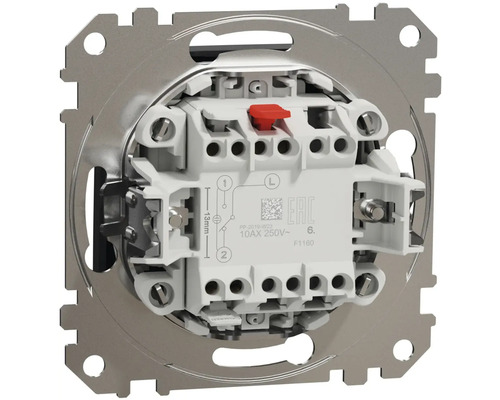 Detail spínače s upevňovací deskou