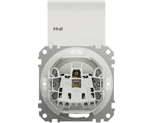 Detailní pohled na zásuvku IP44 pro vlhké prostory