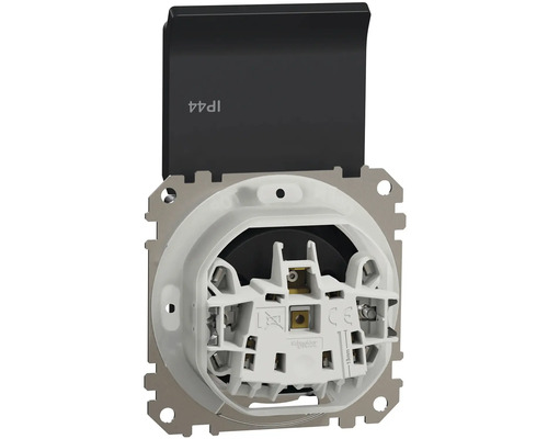 Zásuvková vložka Schneider Electric s výklopným víkem a stupněm krytí IP44