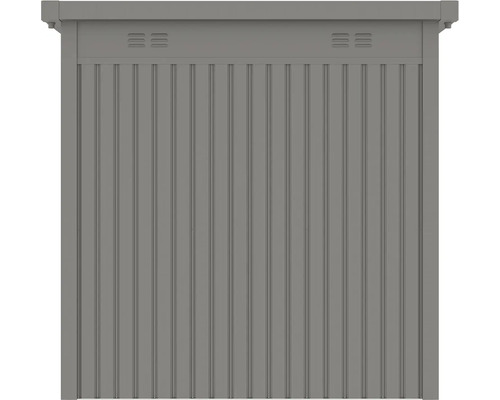 Kovová skříň na nářadí s vertikálními drážkami