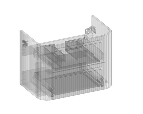 Skříňka pod umyvadlo se zásuvkami pro design koupelny