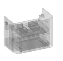 Skříňka pod umyvadlo se zásuvkami pro design koupelny