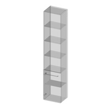 Koupelnová skříňka vysoká Devo Sonus 2.0 levá Dakar 38 x 186 x 30 cm SO2-SO1DL38-F89