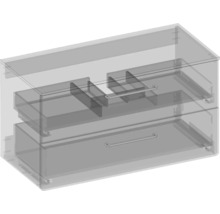 Koupelnová skříňka pod umyvadlo Devo Sonus 2.0 Dakar 97 x 52 x 45 cm SO2-SU2S97x52F89K51