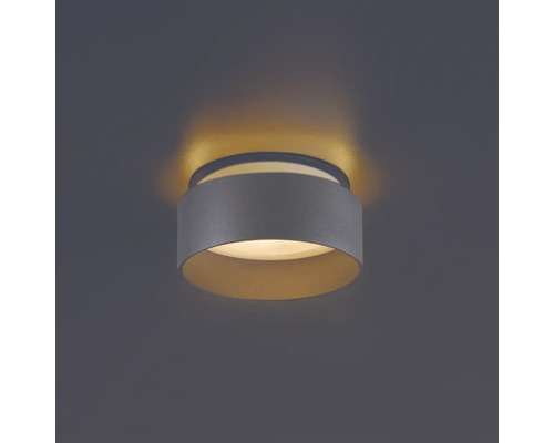 Šedé stropní svítidlo do interiéru