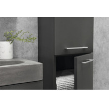 Vysoká skříňka Somero antracit výška 150 cm šířka 30 cm s možností montáže vlevo/vpravo-thumb-3 Vysoká skříňka Somero antracit výška 150 cm šířka 30 cm s možností montáže vlevo/vpravo-thumb-3