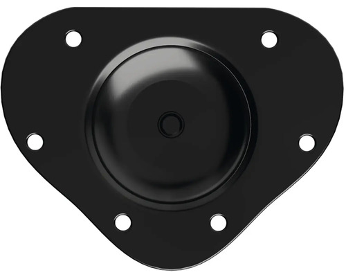 Upevňovací deska nohy nábytku z kovu s upevňovacími otvory