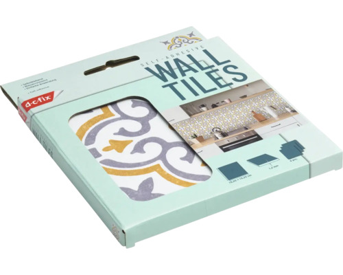 Balení samolepicích obkládaček v marockém stylu