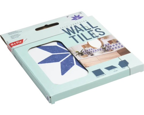 Balení samolepicích obkládaček s geometrickým vzorem