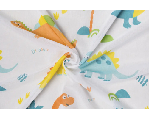 Látka se vzorem dinosaurů