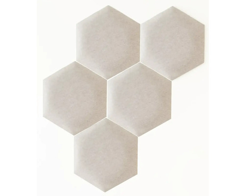 Šest šestihranných dlaždic pro návrh stěn a podlah