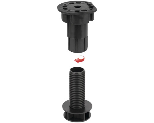 Nábytková noha k našroubování se závitem