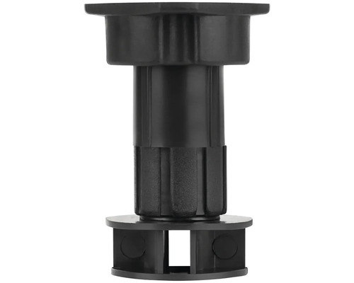 Nastavitelná nábytková noha z plastu