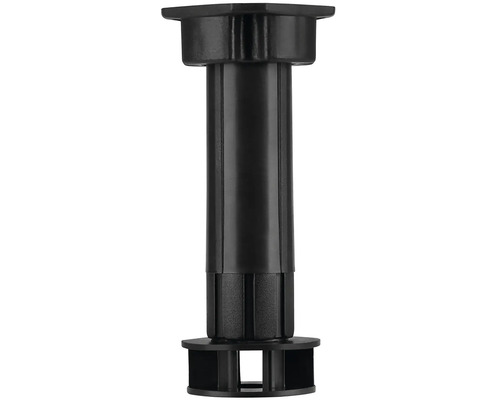 Nastavitelná nábytková noha z plastu